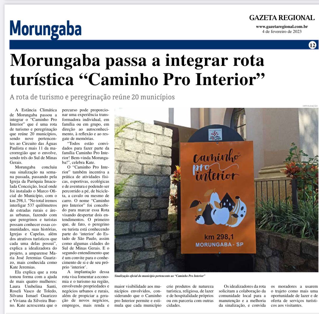 GAZETA REGIONAL - MORUNGABA